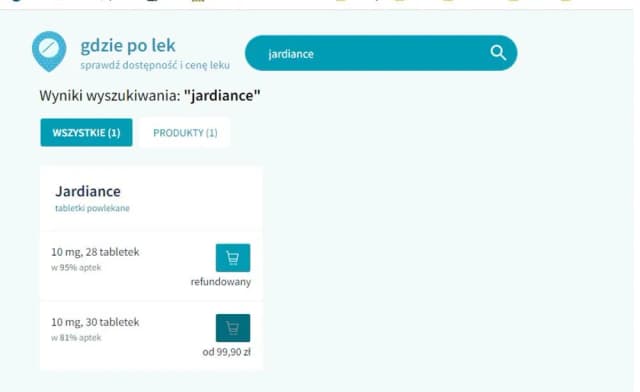 Ile kosztuje lek Jardiance na 30 tabletek? Sprawdź ceny w aptekach Ile kosztuje lek Jardiance na 30 tabletek? Sprawdź ceny w aptekach